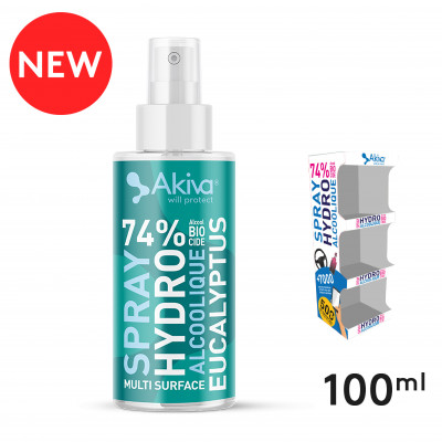 100ml Spray Multi-surfaces Eucalyptus - Présentoir de 75pcs