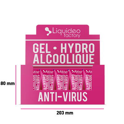 20ml Tube Gel Hydroalcoolique - Colis de 100pcs