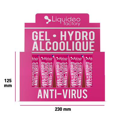 50ml Tube Gel Hydroalcoolique - Colis de 100pcs