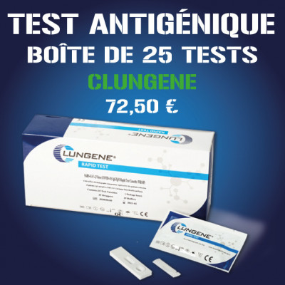 TEST ANTIGÉNIQUE COVID-19 CLUNGENE