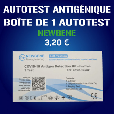 AUTOTEST NEWGENE-BOITE DE 1