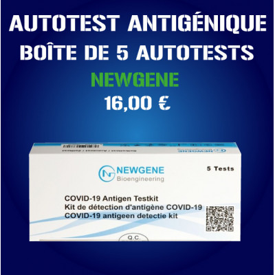 AUTOTEST NEWGENE-BOITE DE 5